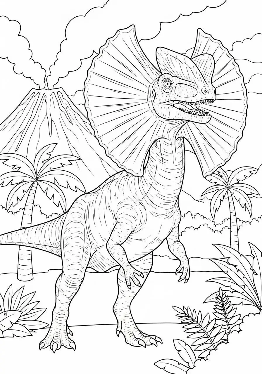 Malvorlage Dinosaurier Stegosaurus