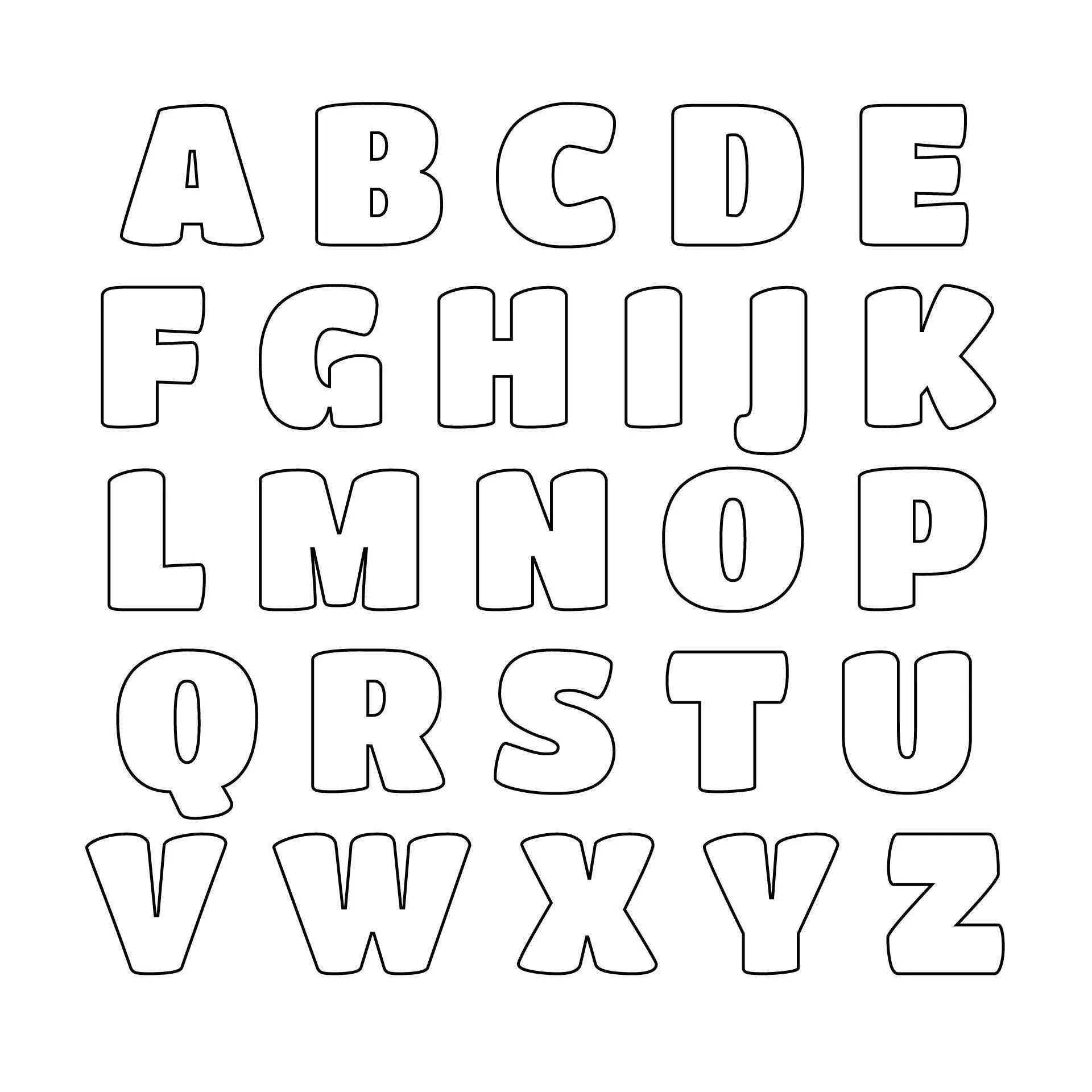 Alfabeto Completo de A a Z para Colorir e Aprender