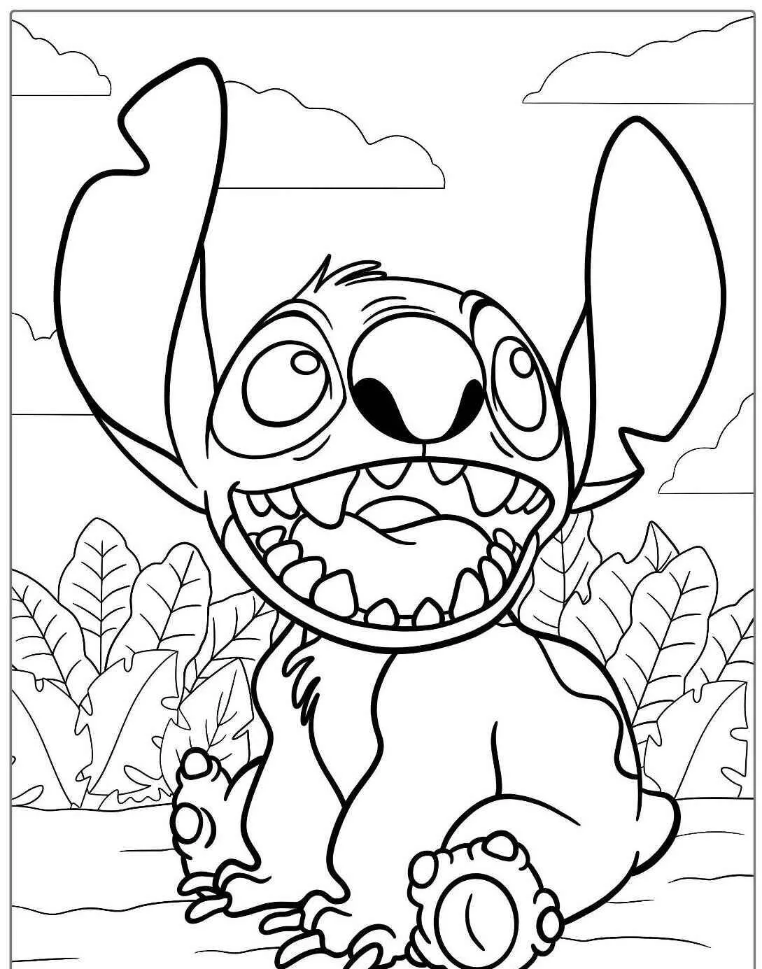 Página Para Colorear De puntada Divertida