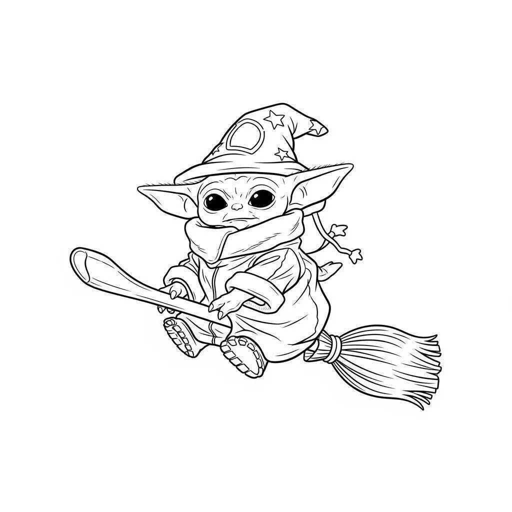 Desenho de Baby Shark com Amigos para Colorir