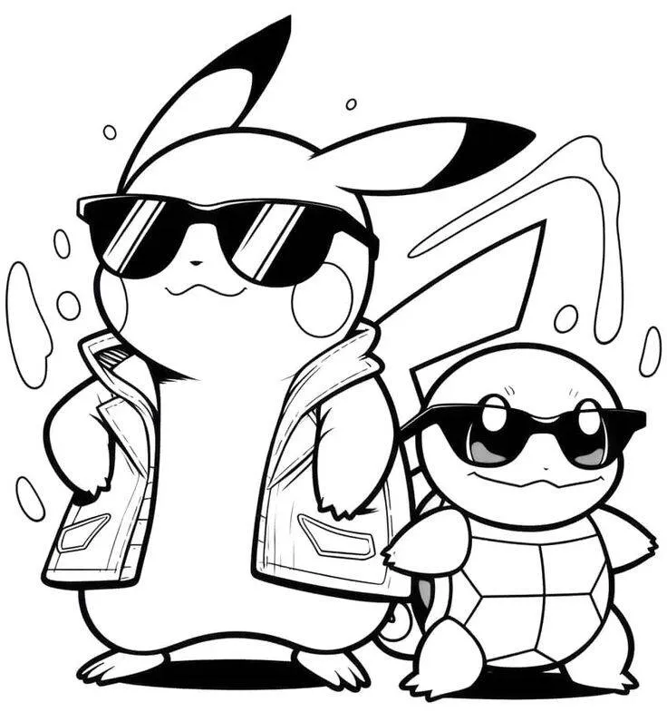 Famors Characters Coloring Page for Boys