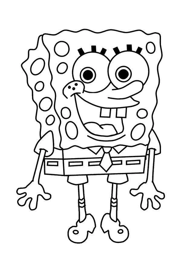 Desenho para Meninos do Bob Esponja para Colorir