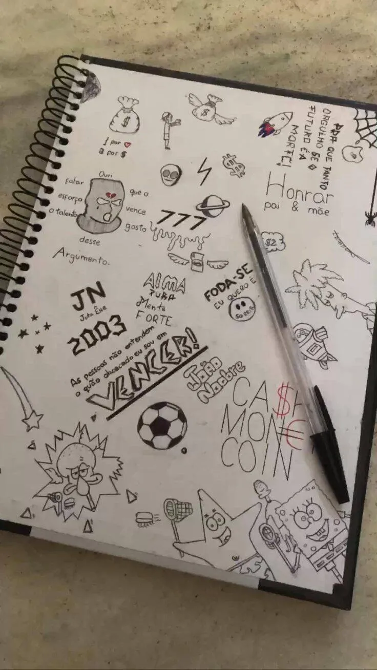 Drawing to Draw in the Fun Characters Notebook
