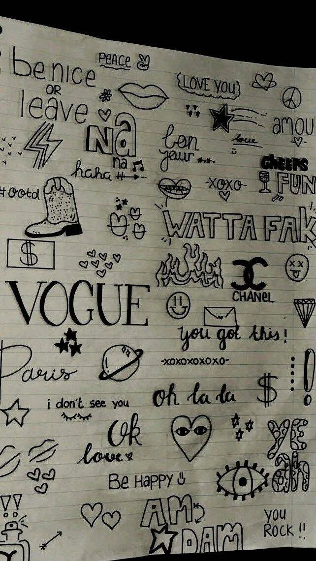 Drawing to Draw in the Modern and Fun Prints Notebook