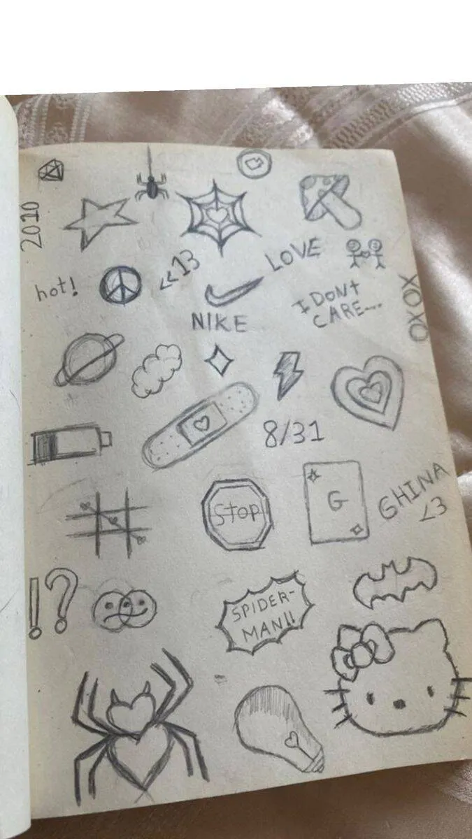 Drawing to Draw in the Notebook of Diverse and Fun Prints