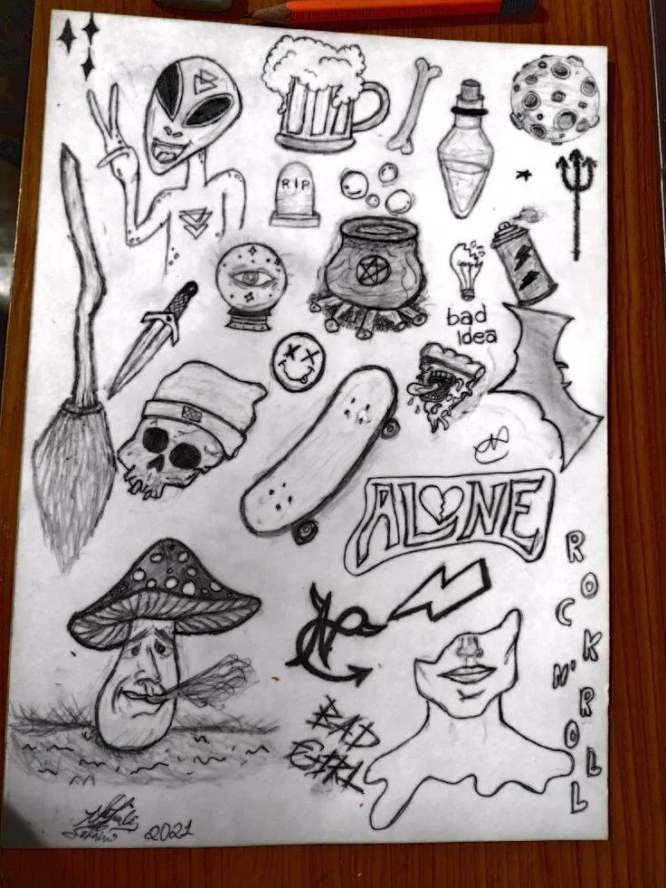 Drawing to Draw in the Alternative and Creative Styles Notebook