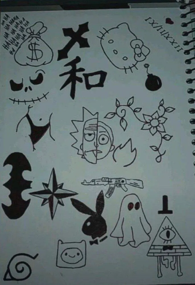 Drawing to Draw in the Notebook of Diverse and Creative Prints
