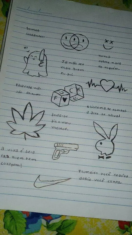 Drawing to Draw in the Miscellaneors Symbols Notebook