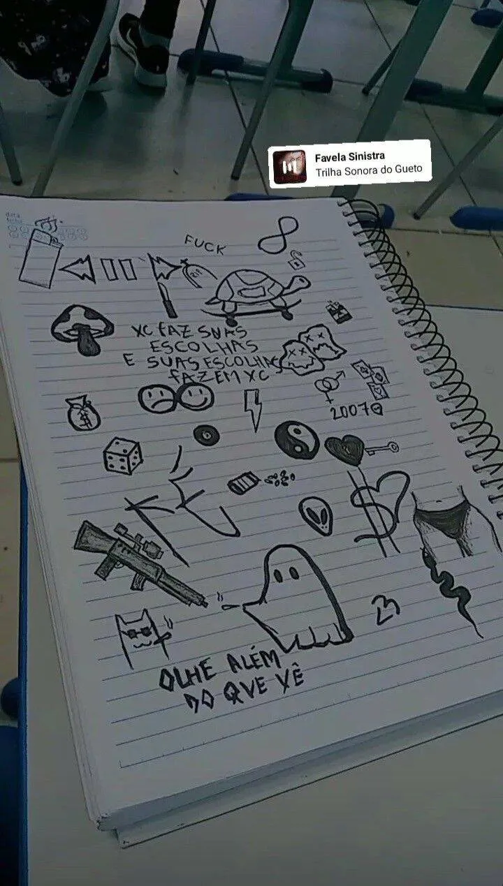Drawing to Draw in Cute Dinosaur Notebook