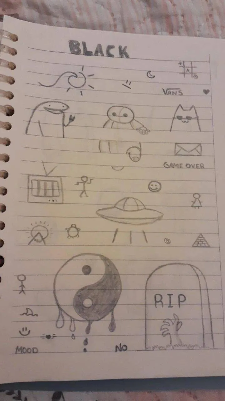 Desenho para Desenhar no Caderno de Criatividade e Diversão