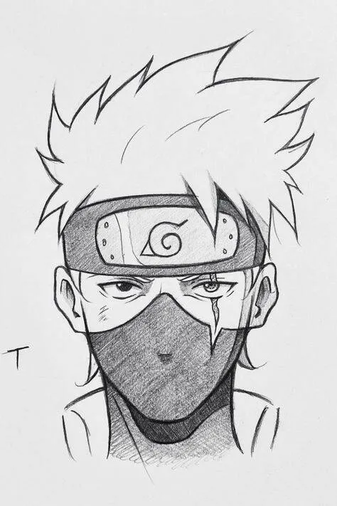 Desenho para Desenhar Fácil do Naruto