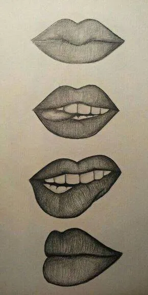 Drawing to Draw Beautiful and Stylish Lips