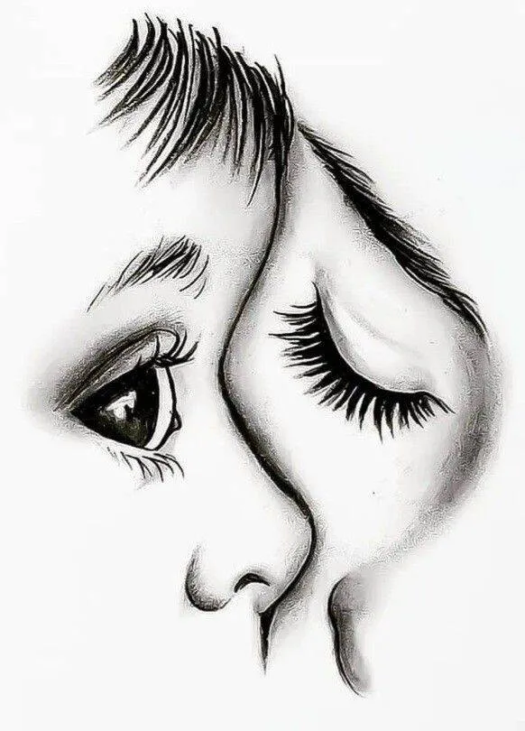 Drawing to Draw Two Faces in Harmony