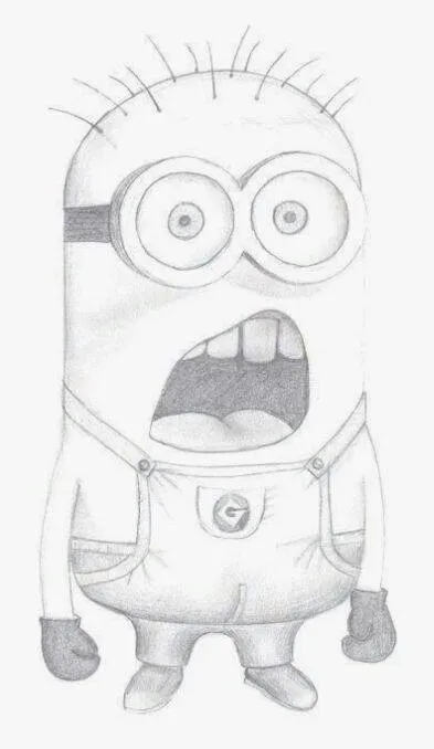 Funny Minion Drawing to Draw