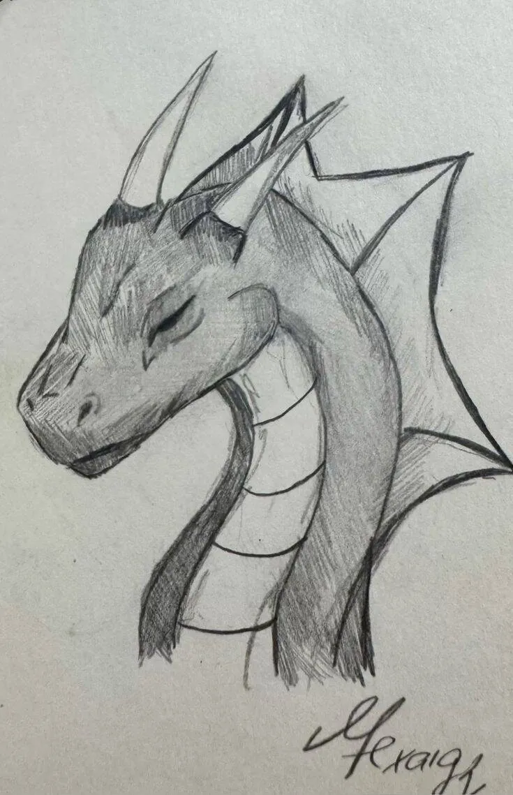 Drawing to Draw a Cute Dragon