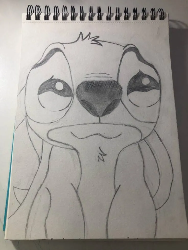 Desenho para Desenhar Fofo do Stitch