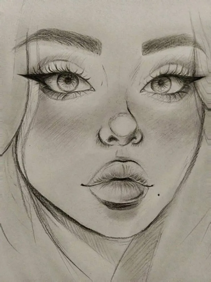 Drawing to Draw a Beautiful and Expressive Face