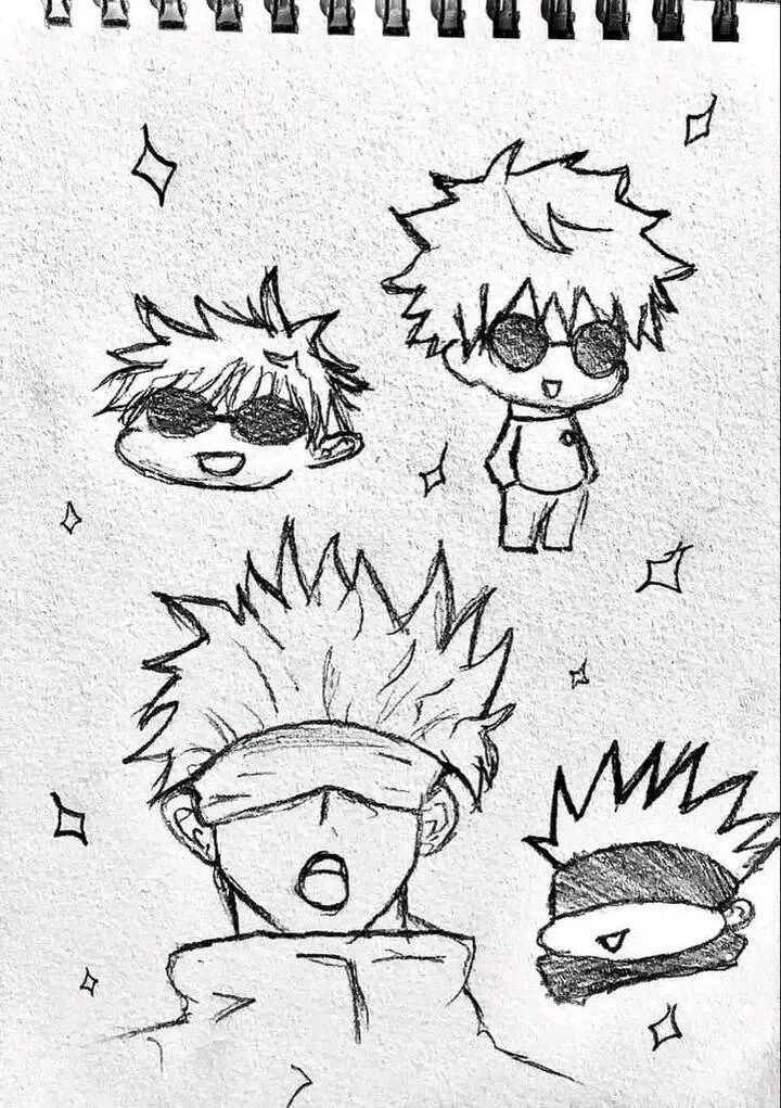 Desenho para Desenhar de Personagens Estilosos com Óculos Escuros