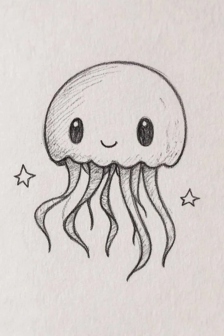 Cute Medusa Drawing to Draw