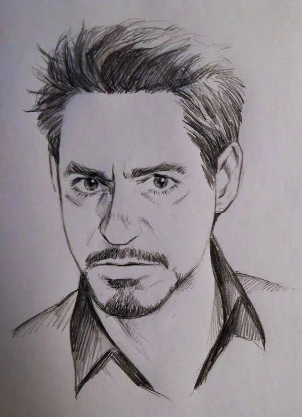 Desenho para Desenhar do Super Herói Iron Man