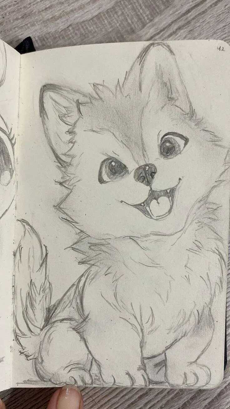 Drawing to Draw a Cute Puppy
