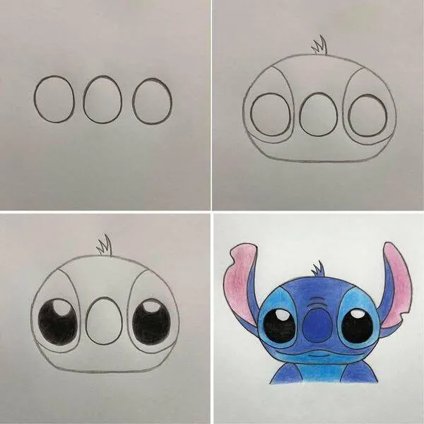 Desenho Fofo para Desenhar do Stitch Kawaii