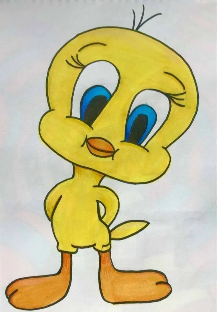 Desenho Fofo para Desenhar do Piu Piu Kawaii