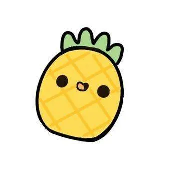 Cute Kawaii Pineapple Drawing to Draw