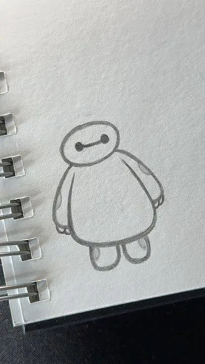 Cute Drawing to Draw by Baymax Kawaii