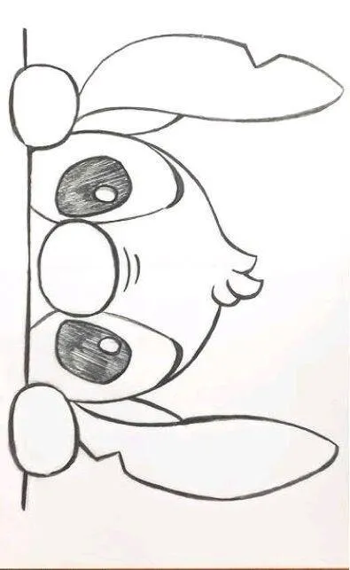 Cute Drawing to Draw of Curiors Bunny