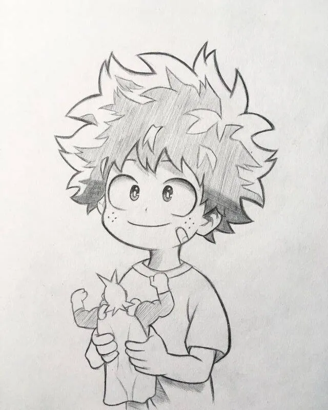 Desenho Fofo para Desenhar de Menino com Brinquedo