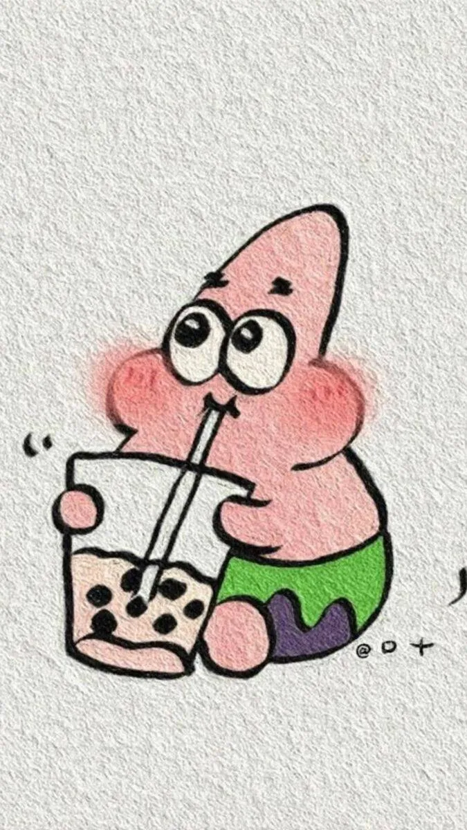 Cute Drawing to Draw Character with Bubble Drink