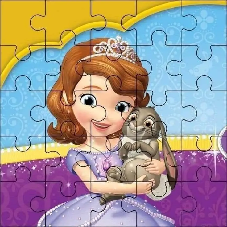 Sofia the Princess Printable Puzzle