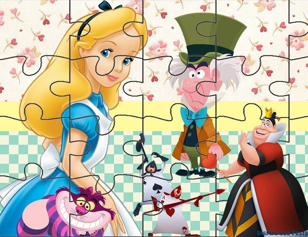 Printable Alice in Wonderland Puzzle