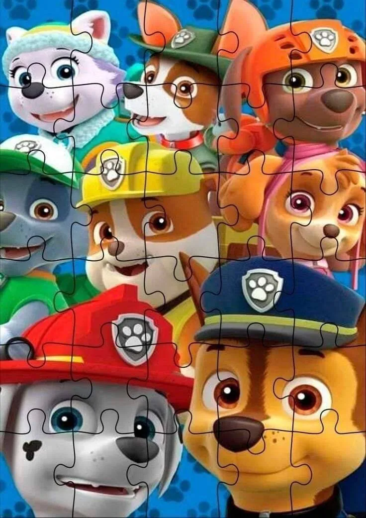 Paw Patrol Printable Puzzle