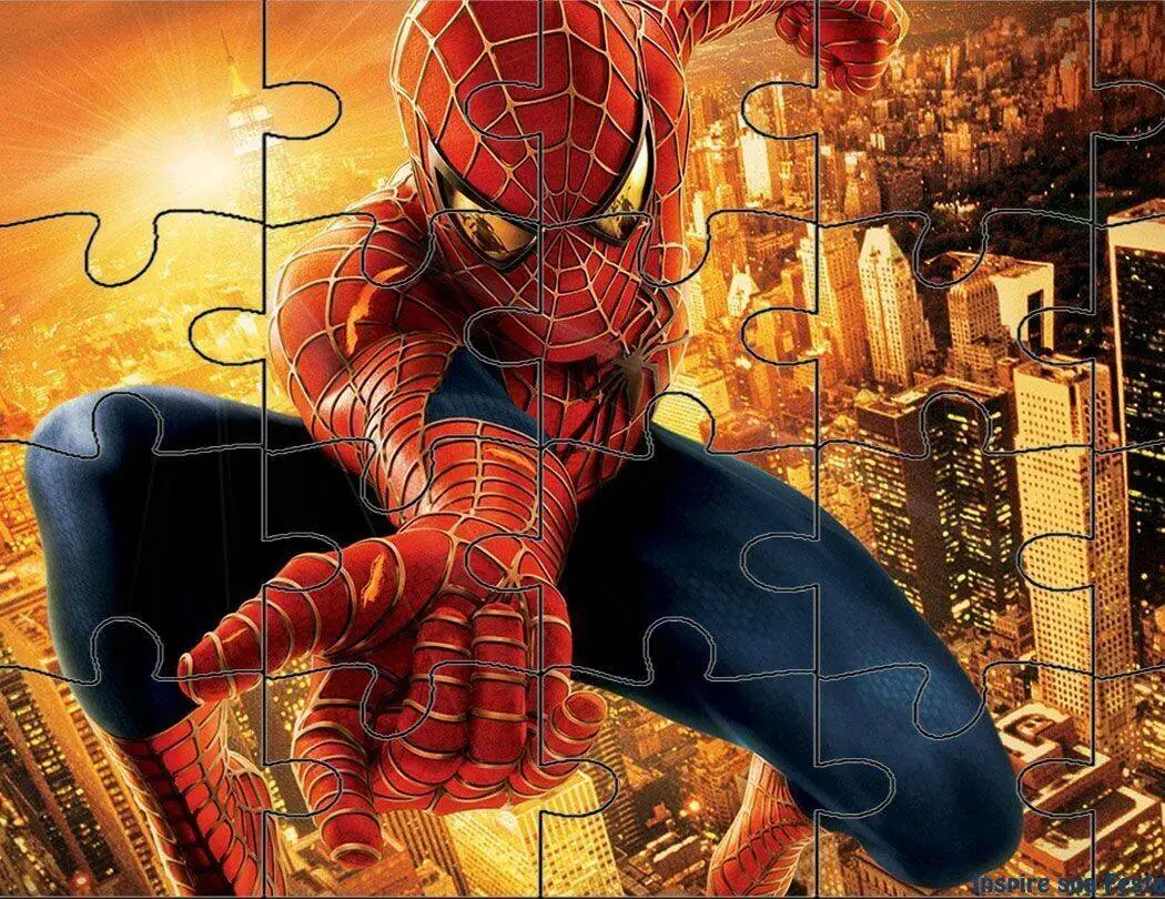 Quebra Cabeça para Imprimir do Homem Aranha   Diversão e Desafio