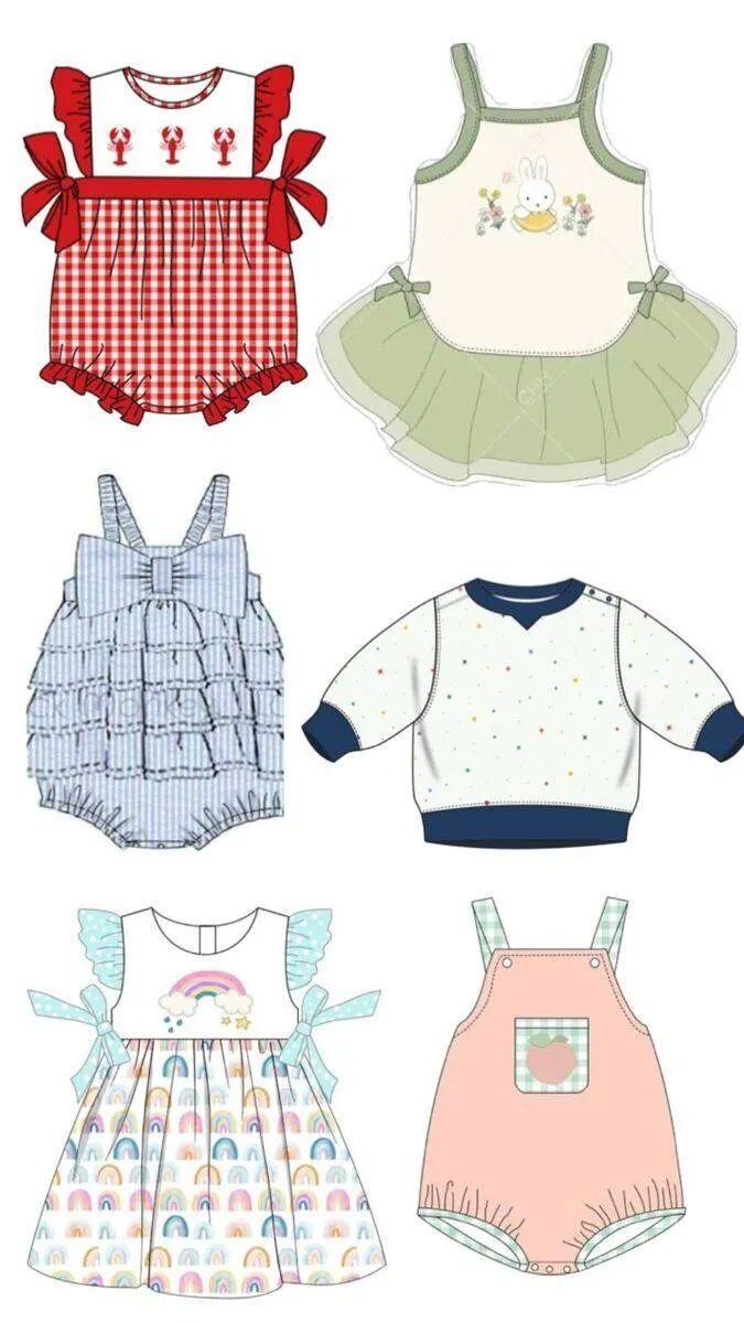 Bebê de Papel para Imprimir com Roupas Variadas e Coloridas