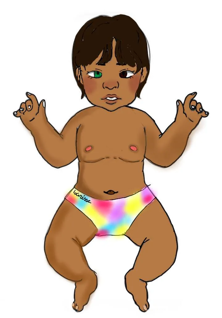 Bebê Reborn de Papel para Imprimir com Roupas Coloridas