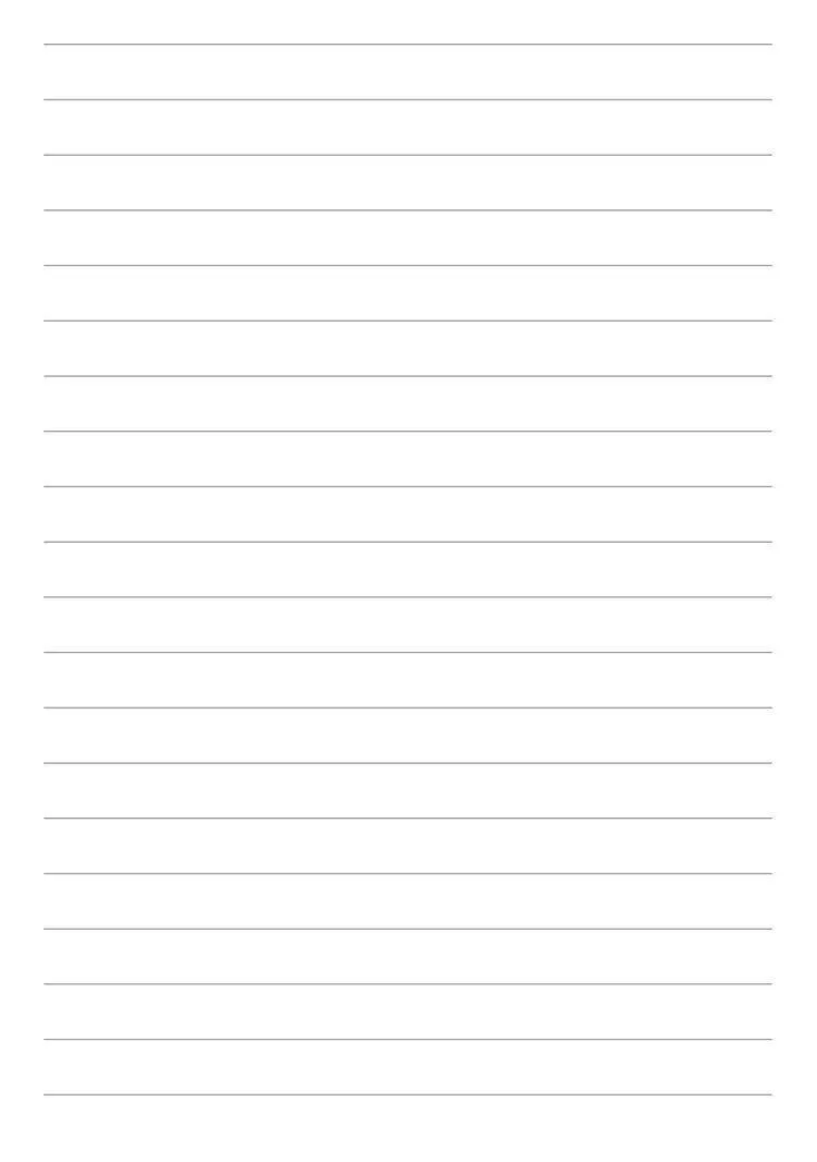 Sheet with Lines to Print A4 with Ruled Lines