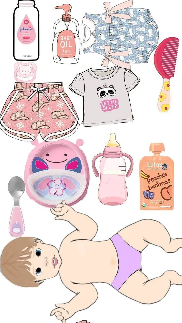 Bebê Reborn de Papel para Imprimir com Roupas Coloridas