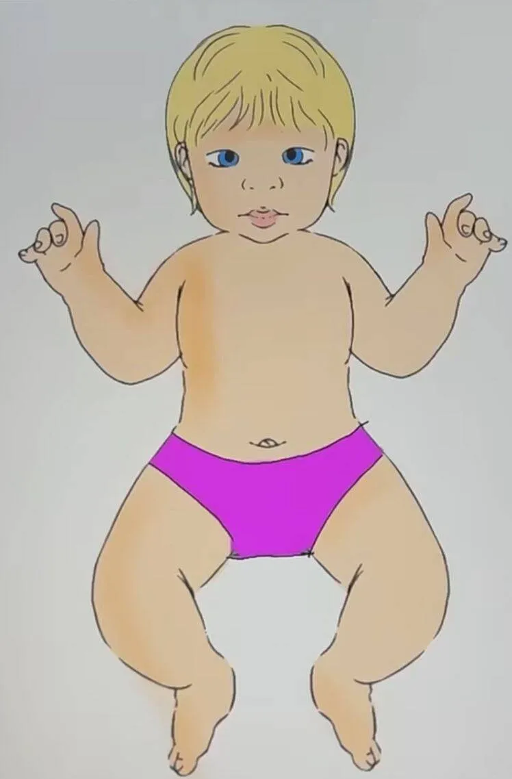Bebê Reborn de Papel para Imprimir com Roupa de Banho